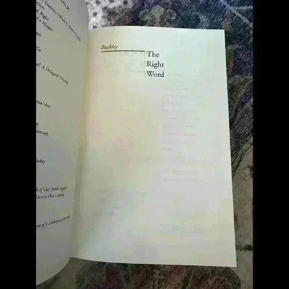 BUCKLEY: THE RIGHT WORD - William F. Buckley Jr. - SIGNED Easton Press W/ COA - Picture 9 of 12